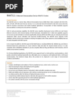 Raisecom - RAX700 Series Datasheet