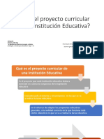 9 Que Es El Proyecto Curricular de Una Institucion