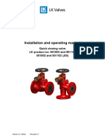 Installation and Operating Manual: Quick Closing Valve LK Product No: 901002 and 901102 501002 and 501102 (JIS)