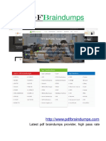 Braindumps: Latest PDF Braindumps Provider, High Pass Rate