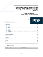 HOWTO Fetch Internet Resources Using The Urllib Package: Table Des Matières