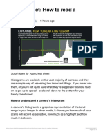 Cheat Sheet - How To Read A Histogram - Digital Camera World