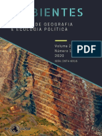 Revista - AMBIENTES - Geografia e Eco - Política - Vol.2, N°1 2020 PDF