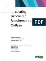 Calculating Bandwidth Requirements For OnBase PDF