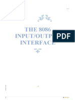 THE 8086 Input/Output Interface: - Page