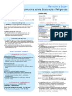 Gasolina MSDS