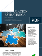 Formulación Estratégica