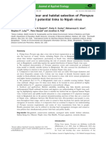 Roosting Behaviour and Habitat Selection of Pteropus Giganteus Reveal Potential Links To Nipah Virus Epidemiology