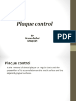 Plaque Control: Ameen Fadhel Group (D)