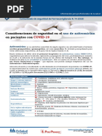 Consideraciones de Seguridad Sobre El Uso de Azitromicina en Pacientes Con COVID-19 PDF