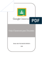 Guía Classroom Docente