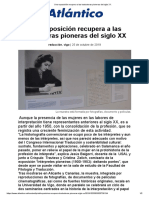 Una Exposición Recupera A Las Traductoras Pioneras Del Siglo XX