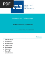 Architecture Des Ordinateurs