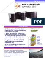 92W Module Series: FWAVE Solar Modules