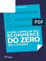 Ebook (CHECKLIST) - COMO COMEÇAR SEU ECOMMERCE DO ZERO EM 6 ETAPAS PDF