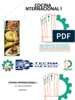 Recetario Cocina Internacional I