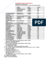 Assignment Based On Session 1