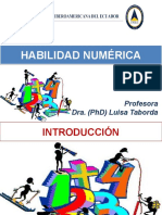 1 Introducción Habilidad Numérica