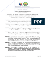 Res. No. 17 (S. 2020) ENDORSING THE PRIORITY FLOOD CONTROL, ROADS, BRIDGES, AND BUILDING PROJECTS OF THE DPWH-X PDF