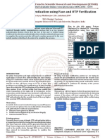 Transaction Authentication Using Face and OTP Verification