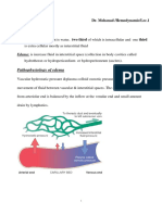 Pathophysiology of Edema