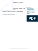 Boundary Element Method Solution For Large Scale C