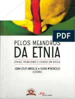 AMPSELLE, Jean-Loup. M'BOKOLO, Elikia. Pelos Meandros Da Etnia. Ramada, Pedago, 2014 PDF