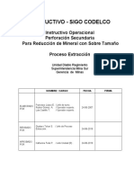 GMIN-DRPE-I-002 I. O. Perforacion Secundaria para Reduccion de Mineral Con Sobretamaño