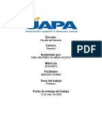 Practica I Derecho de Las Personas y La Familia, Uapa