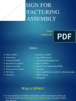 Design For Manufacturing and Assembly: Prepared By-Prashant Tripathi