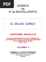 Química de 2º de Bachillerato El Enlace Químico