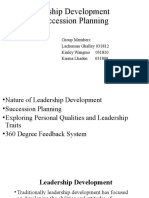 Leadership Development and Succession Planning