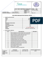 Site Acceptance Test Report For MV Panel - J04: MV Switchgear Functional Tests