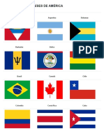 Bandera de Los Países de América