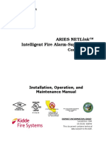 Aries Net Intelligent Fire Alarm-Suppression Control Unit: Installation, Operation, and Maintenance Manual