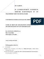 Cours Définitif Master 1 D.OI ET D.O.N.G Université Internationale Libreville 1