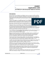 AN4621 Application Note: STM32L4 and STM32L4+ Ultra-Low-Power Features Overview