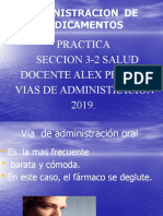 Unidad N°2 Secciones 2-1 y 2-3 Practica II - Vías de Administración