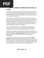 Cómo Se Trabaja en Montessori Las Artes y La Música