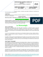 La Biotecnología - PDF Semanas 5-8