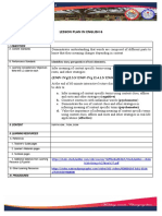 Lesson Plan in English 6: Identifies Story Perspective of Text Elements