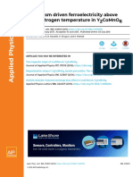 Magnetism Driven Ferroelectricity Above LN2 Temp in Y2CoMnO6-APPLIED PHYSICS LETTERS 103, 012903 (2013)