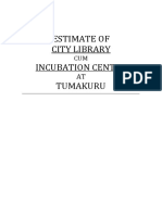 6.0 Combined Estimate of City Library Cum Incubation Centre PDF