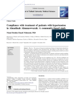 Compliance With Treatment of Patients With Hypertension in Almadinah Almunawwarah: A Community-Based Study