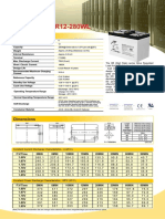 HR12-280WL: Specification