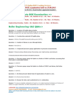 Pattern of Kolkata BOE Examination