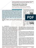 Mechanical Energy Harvesting Using Piezo Triboelectric Nanogenerator