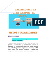 Mitos y Realidades en La 3ra Edad.