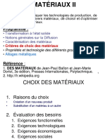 Matériaux Ii PDF