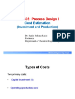 Cost Estimation